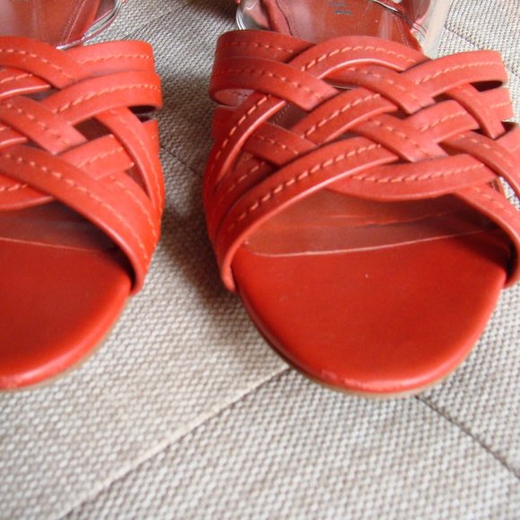 Coach Women's Red Sandals - Picture 7 of 9